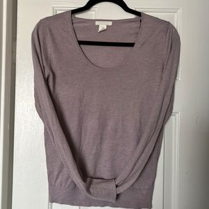 H&M XS  purple knit cardigan